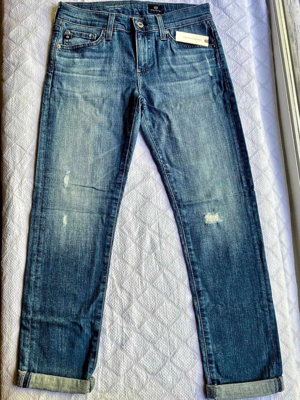 Anthropologie AG Adriano Goldschmied The Nolan Relaxed Ankle Jeans Size 2